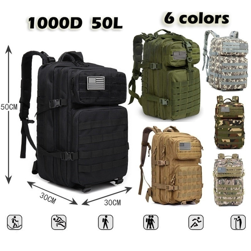 Mochila militar 50L